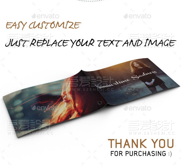 摄影写真高端大气画册模板