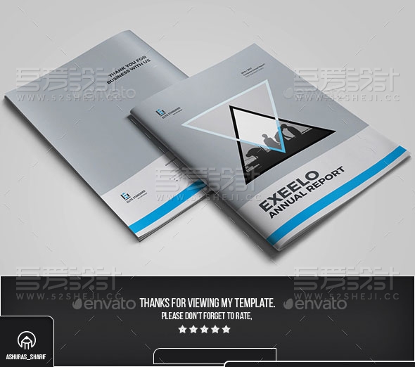 简约创意企业通用画册模板