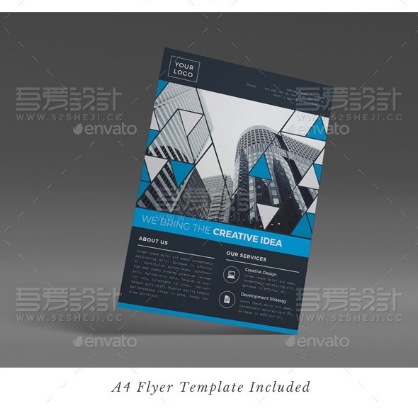 欧美创意企业画册模板