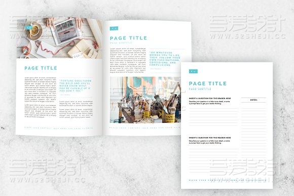 数据统计企业分析画册模板