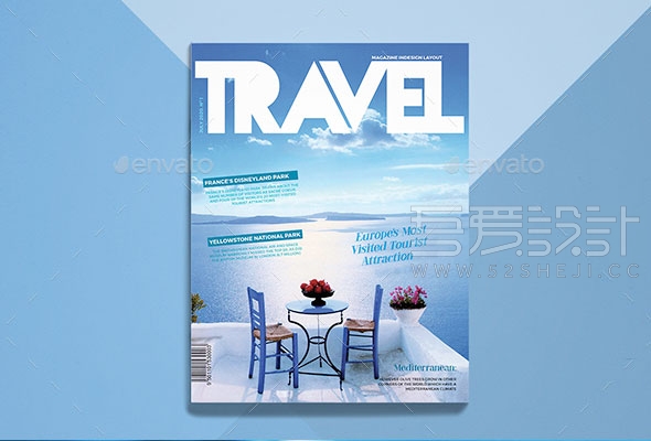 旅游风景拍摄24P杂志风格InDesign模板