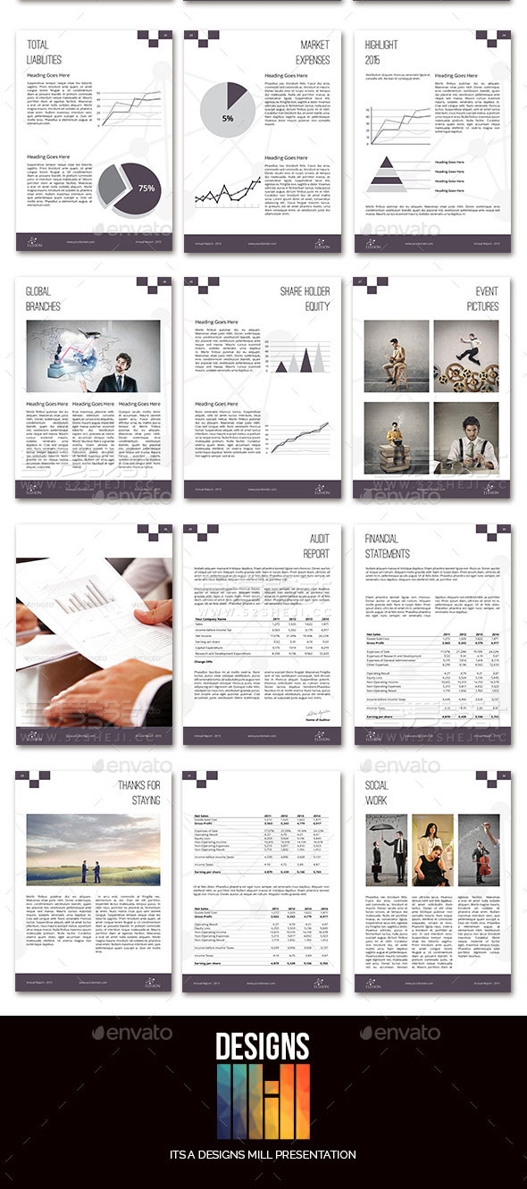 企业宣传画册模板