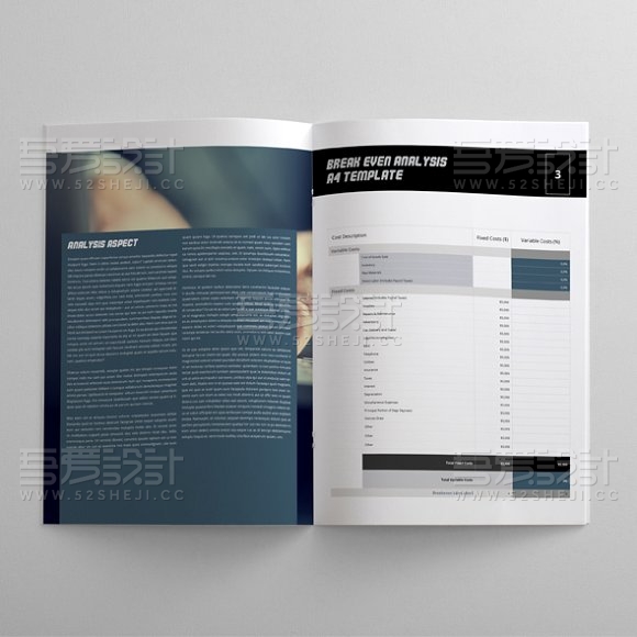 简约大气企业画册模板