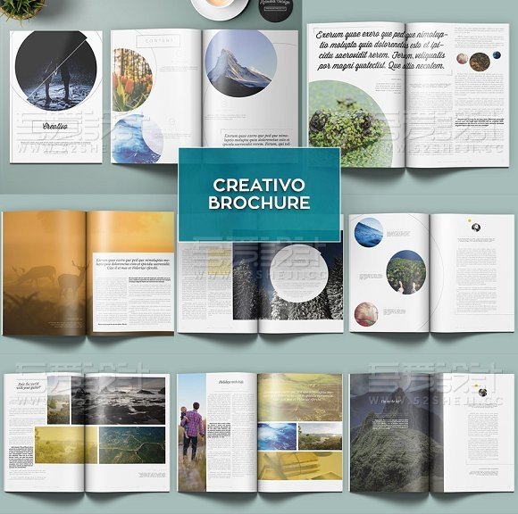 10套高端大气企业通用画册模板