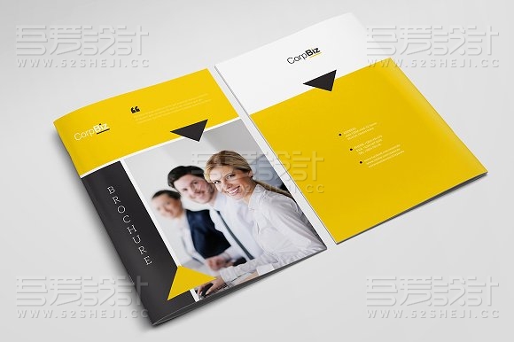 企业公司团队通用画册模板