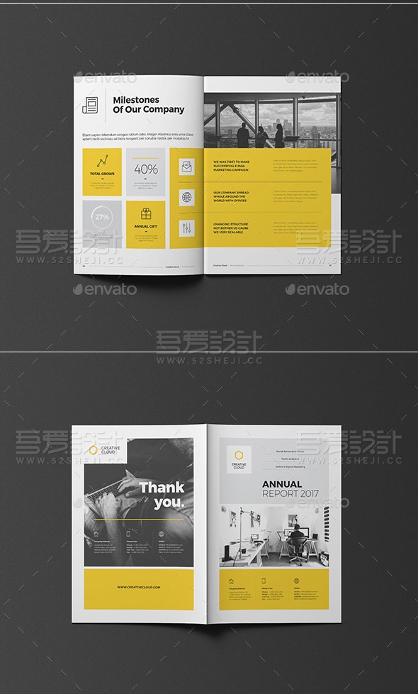 企业宣传画册模板