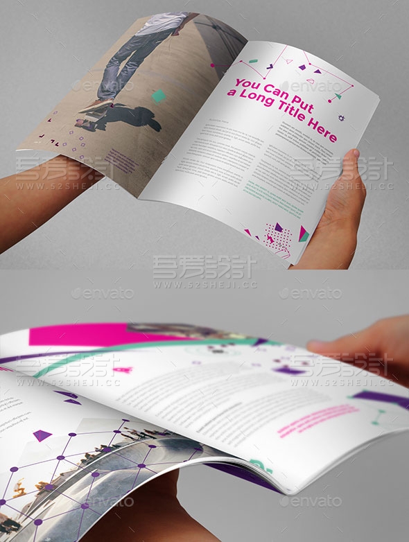 高端大气唯美运动画册模板