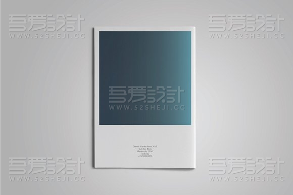 欧美风格简约大气企业画册模板