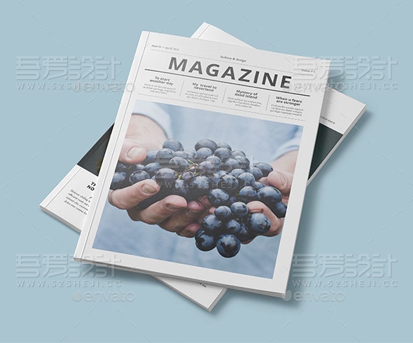 杂志画册模板