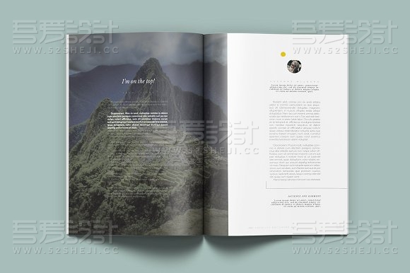 创意图片展示画册模板