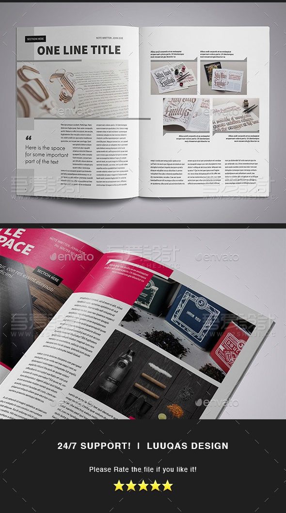 产品杂志宣传画册模板