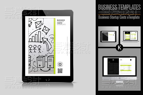 数据分析画册模板