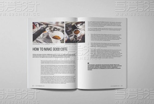 28页人物杂志风格画册模板