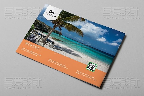 22页高端大气旅行社画册模板