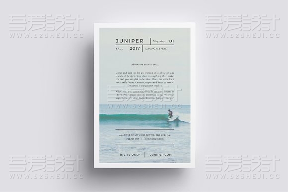 创意风景海报模板