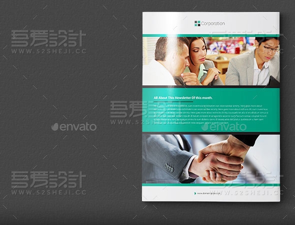 多用途新闻稿杂志画册模板