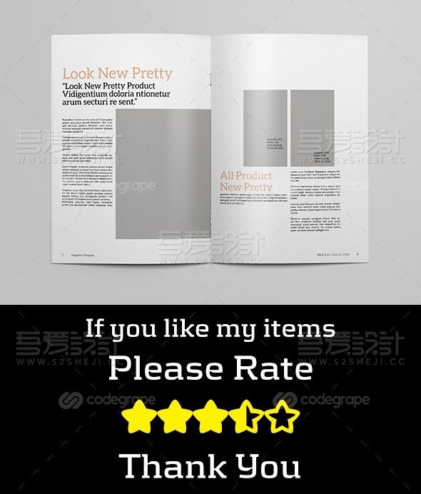 摄影杂志画册模板