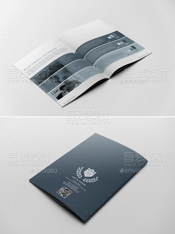 高端大气企业宣传画册模板