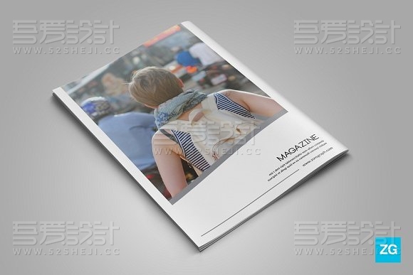 简约大气杂志画册模板