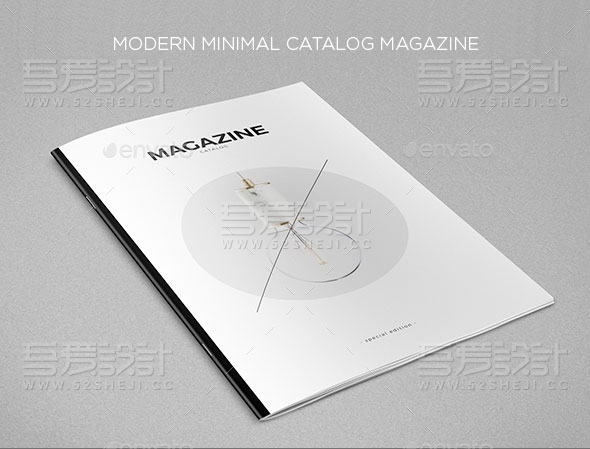 32P家具椅子介绍展示indesign模板