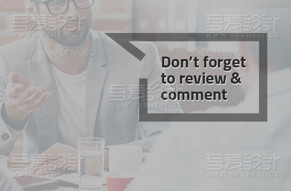 方形简约大气企业宣传画册模板