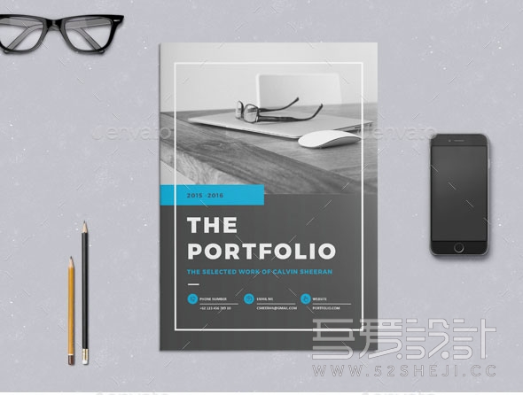 24P企业商务团队宣传InDesign画册模板