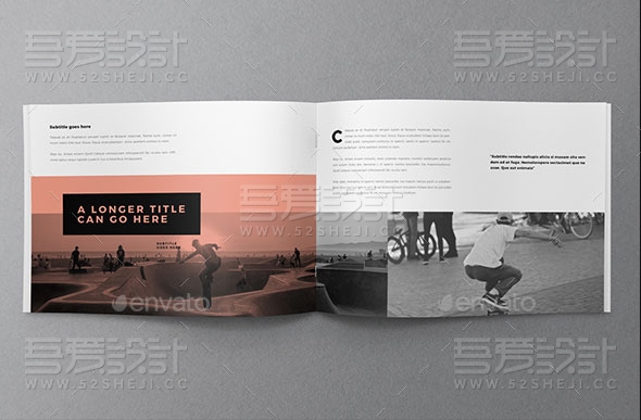 白色简单企业小册子宣传模板