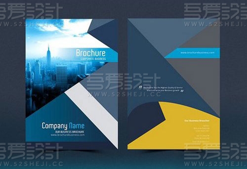 高端大气企业通过画册模板