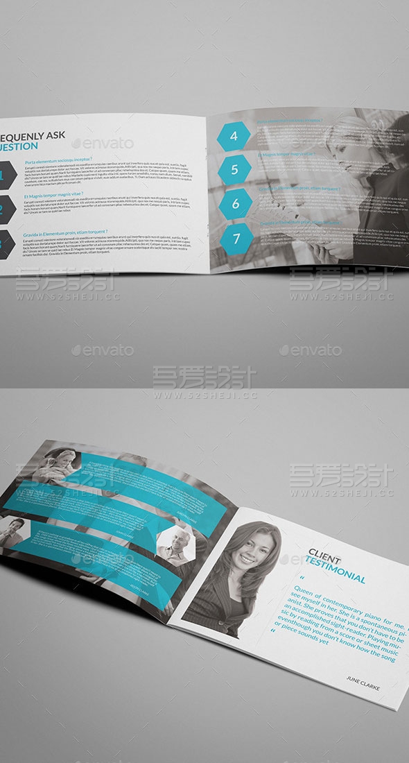 高端欧美风格企业宣传画册模板