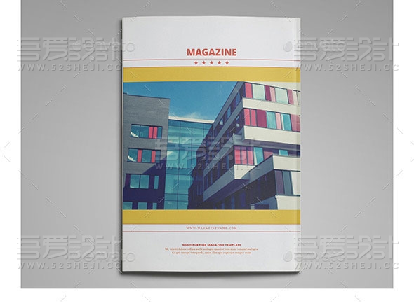 娱乐摄影杂志画册模板