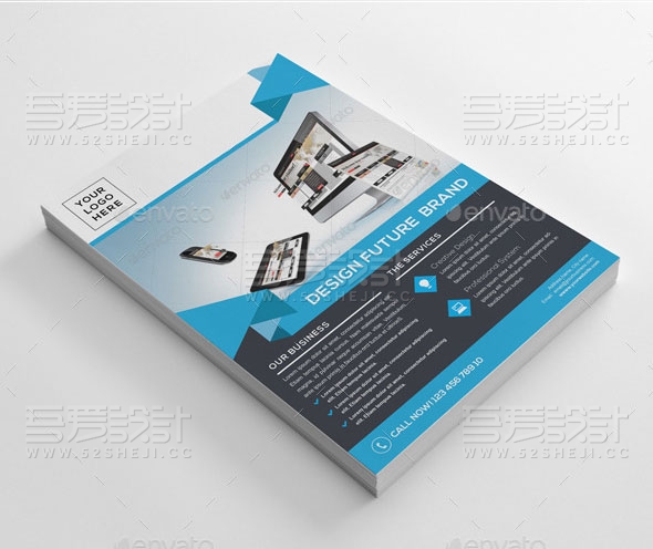 创意个人简介单页模板