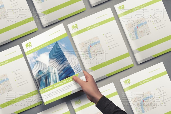 企业宣传画册模板
