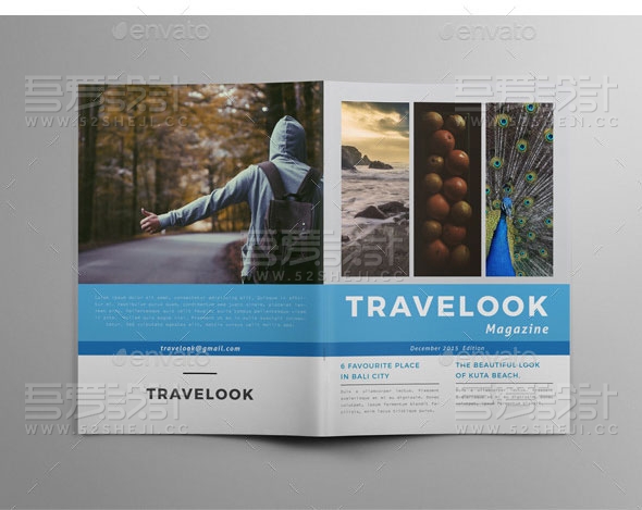 旅游杂志画册模板