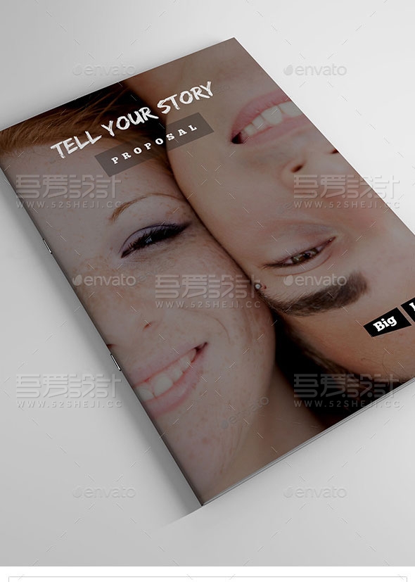 高端大气杂志宣传画册模板
