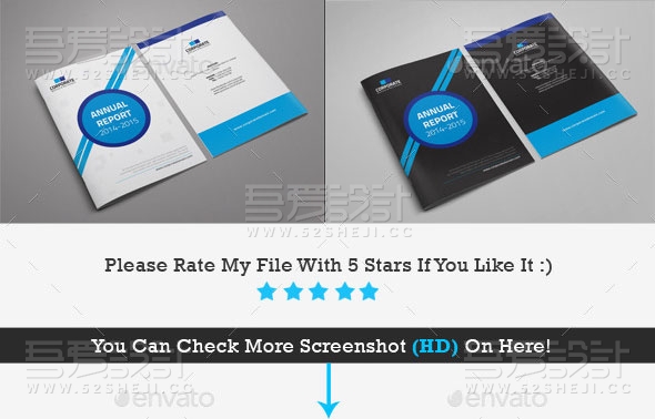 简约高端企业宣传画册模板