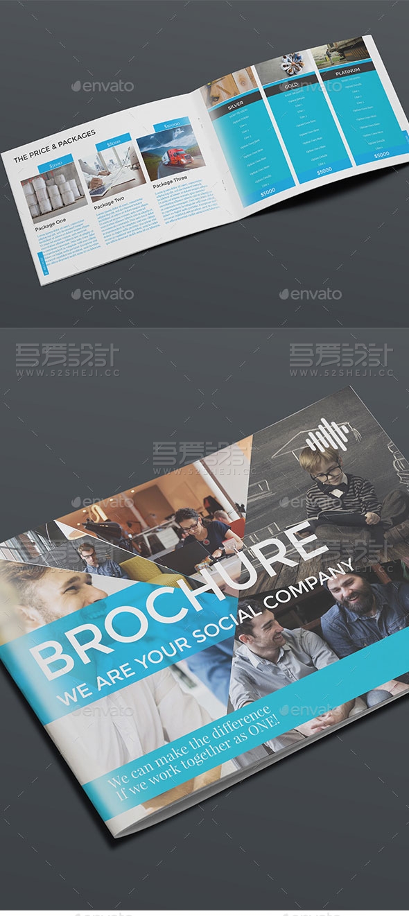 高端大气商务杂志画册模板