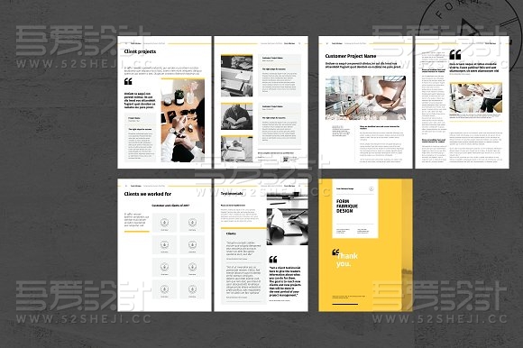 公司宣传画册模板