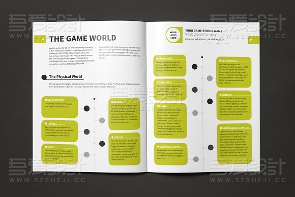 企业数据统计画册模板