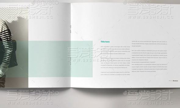 简约大气现代风格摄影写真杂志宣传画册模板