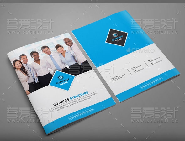团队介绍企业宣传画册模板