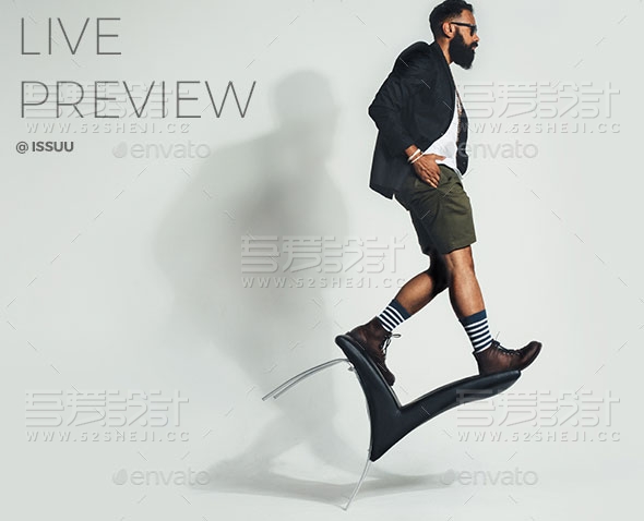 丰富多彩的商业宣传画册模板