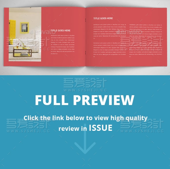 丰富多彩家具展示画册模板