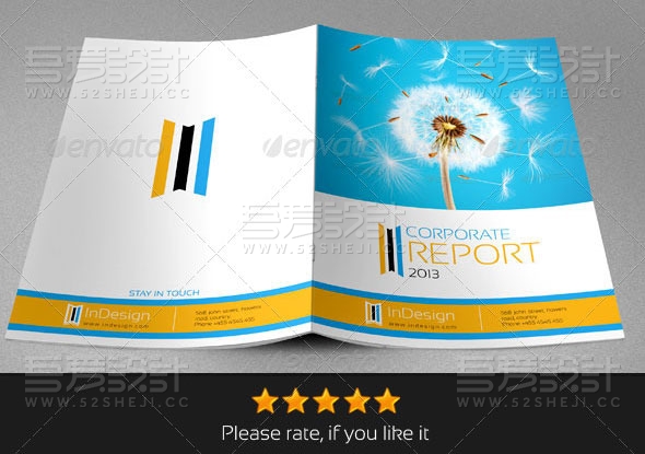 高端大气企业宣传画册模板