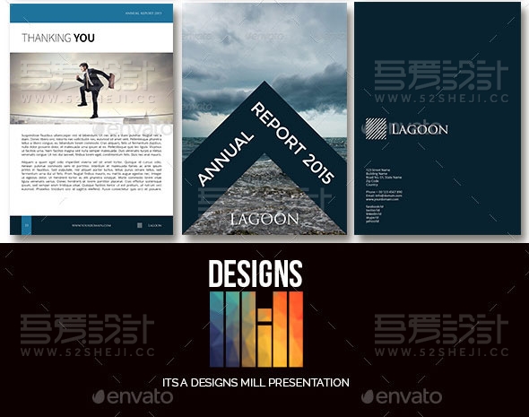 高端大气企业宣传画册模板