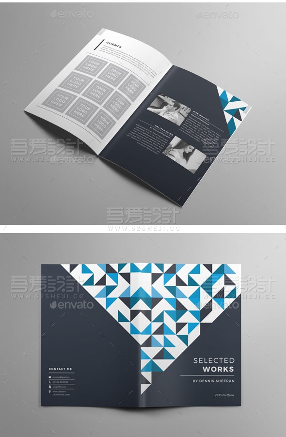 创意企业宣传画册模板
