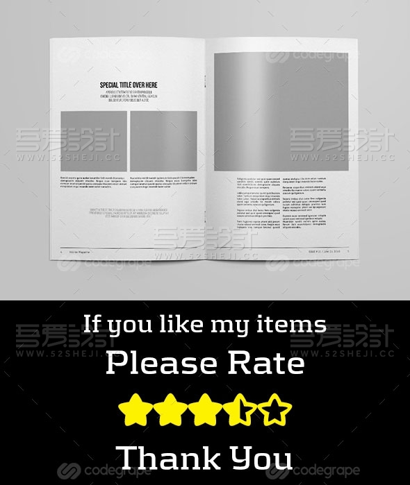 简约大气家具展示画册模板