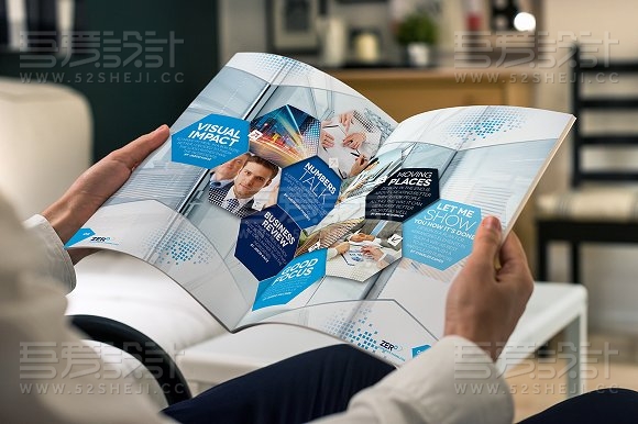 简约大气企业宣传画册模板