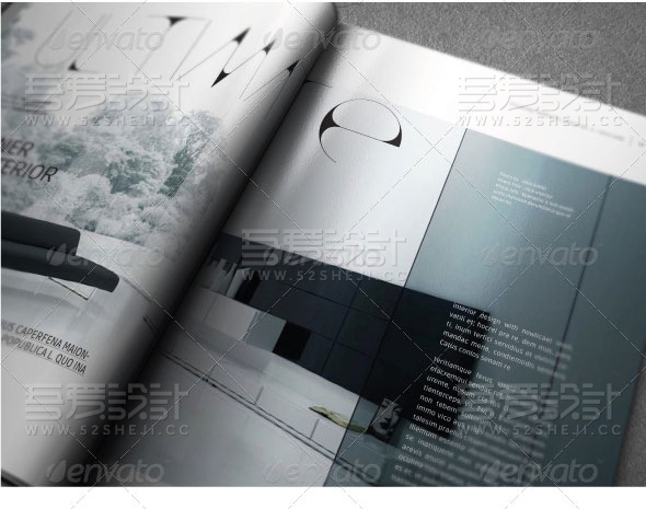 简约精美家具展示画册模板