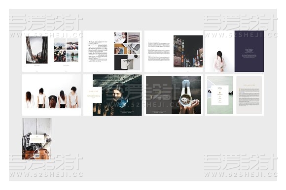 40页生活方式杂志画册模板