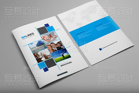 简约大气多用途商务画册模板
